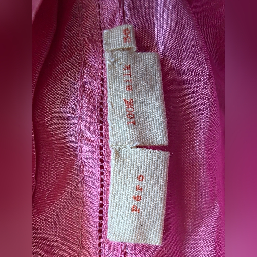 NWT Hot Pink Silk Dress - Picture 14 of 15